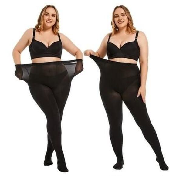 Pants - 2 Pairs Semi Opaque Tights for Women -